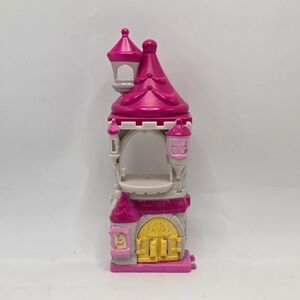 Disney Princess Doorables Castle Tower Pink Yellow Replacement Toy